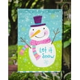 thumbnail image 3 of Carolines Treasures VHA3017GF Drapeau de Noël Snowman Let it Snow Jardin, 3 of 3