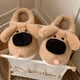 thumbnail image 4 of Lindas pantuflas for perros pequeños for invierno, zapatos de algodón cálidos for interiores con forro polar for mascotas, 4 of 5