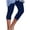 Navy, variant on Lenpel Capri Leggings for Women Soft Casual High Waisted Slim Cropped Athletic Yoga Pants Running Workout Capris