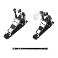 thumbnail image 1 of 2 piezas Doble Pedal Drum Tambor Reemplazo de patada Portable Estabilizadores de piso de aluminio profesional para regalo de bateristas profesionales, 1 of 8