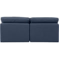 thumbnail image 5 of Meridian Furniture Indulge 70" Contemporary Linen Fabric Modular Sofa in Navy, 5 of 7
