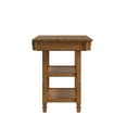 thumbnail image 4 of Weston Home Nora Kitchen Island with 2 Drawers and 2 Shelves, Oak, 4 of 6