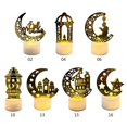 thumbnail image 3 of Star moon Lámpara de velas Led Eid Mubarak, luces decorativas con diseño de Luna, Estrella, Castillo, decoración para eventos musulmanes islámicos, candelitas, 3 of 5