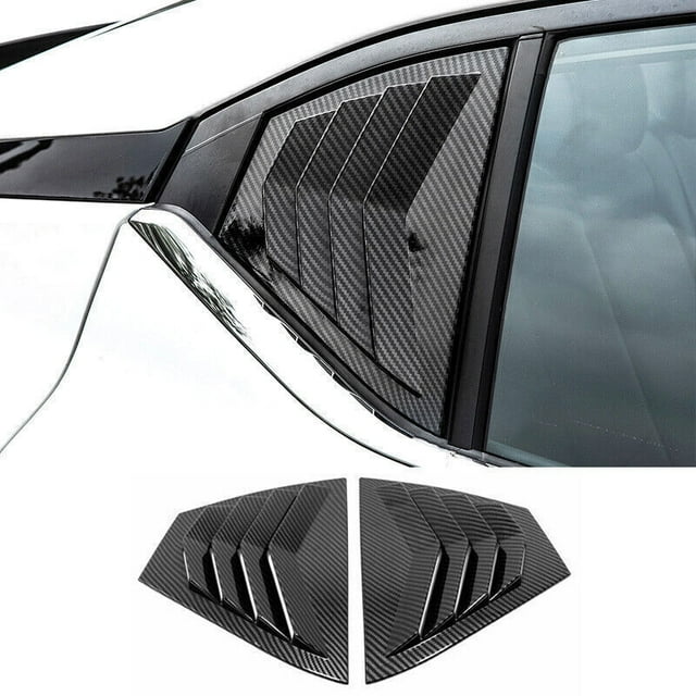 For 2020-2021 for Nissan Sentra Carbon Fiber Rear Side Window Vent Louver Cover