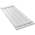 thumbnail image 5 of Ekena Millwork 23"W x 50"H True Fit PVC Four Board Spaced Board-n-Batten Shutters, White (Per Pair - Hardware Not Included), 5 of 7