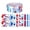 White & Blue, variant on Soimoi 40Pcs Nautical Print Precut Fabrics Strips Roll Up 1.5 inches Cotton Jelly Rolls For Quilting - White & Blue