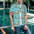 thumbnail image 6 of Hirioo Lovely Sea Otters for Men's Baseball T-shirt Shirts Short Sleeve Casual Summer Button Stretch T Shirts,Size S-4XL-Large, 6 of 7