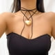 thumbnail image 4 of Gargantilla gruesa con forma de corazón – Colgante de corazón grande, cadena de terciopelo ajustable, collares de corazón para mujeres, adolescentes y niñas Y2K, accesorios de joyería de moda, 4 of 4