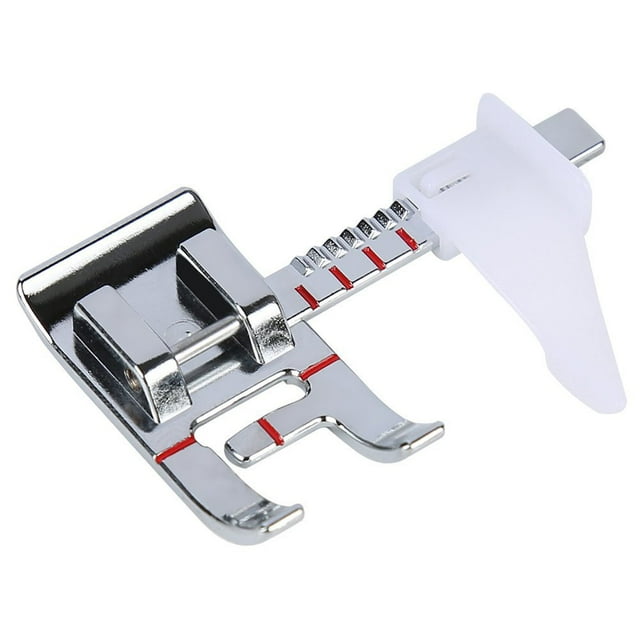Trayknick Adjustable Guide Presser Foot Parts for Brother Babylock Demostic Sewing Machine Silver