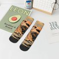 thumbnail image 7 of Naloa Playful Otter Tropical Beach Ankle Socks for Women Non Slip Socks No Show Socks Classic Low Cut Casual Socks Casual Socks, 7 of 7
