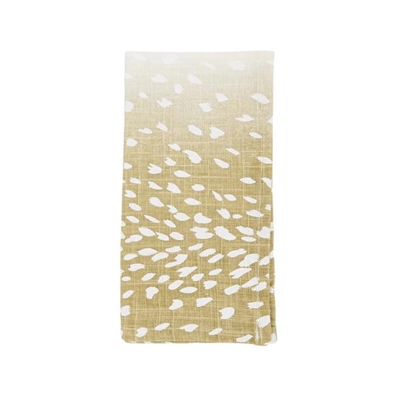 Saro Lifestyle Earthy Antelope Print Napkin (Set of 4)