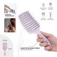 thumbnail image 5 of TADA Natural Beauty 3PK Hair Brush Detangler for All Hair Type Curly, Thick, Wavy, and Thin Hair - Hair Brush Set for Women, Men, Kids - Detangling Comb, 5 of 6