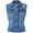 DARK BLUE, variant on FashionMille Women's Buttoned Sleeveless Slim Fit Trucker Washed Distressed Jean Denim Vest Jacket