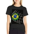 thumbnail image 4 of T-shirt Brazil Goals  Soft Cotton Adult Heat-Transfer Graphic T-Shirt - 180g Breathable Fabric, Unisex Summer Casual Wear with Durable Heat-Printed Design, 4 of 10
