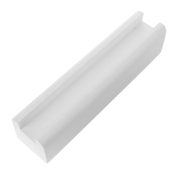 ULTNICE White Wood Floor Mirror Stand With Height Adjustment 1Pcs