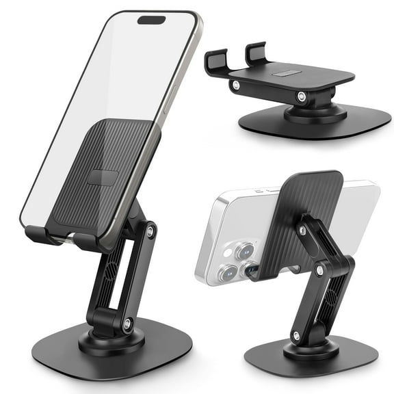Cell Phone Stand - Adjustable Desktop Phone Holder Cradle Dock Fits for Phone Switch Tablet