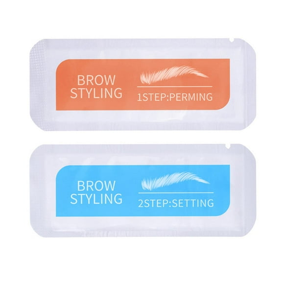 2 piezas de de planchado de cejas, herramienta de belleza, maquillaje, permanente de cejas, modelado de cejas, ajuste rápido, fijador de