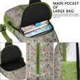 thumbnail image 4 of Sling Backpack,Gray Christmas Icon Pattern Crossbody Bag with Water Bottle Holder,Waterproof Sling Bag for Men/Women with Chest Phone Holder for Hiking,Travel, 4 of 6