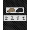 thumbnail image 5 of Minzimin Men's Flat Caps Mesh,2 Pcs Adjustable Breathable Newsboy Beret Ivy Irish  Cabbie Hat for Outdoor Activities, 5 of 8