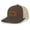 Brown/Khaki, variant on Men's Golf Legalize Mulligans Golfing Lucky Engraved Leather Patch Mesh Back Trucker Hat, Columbia Blue/White