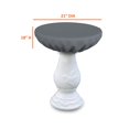 thumbnail image 6 of COVERS&ALL Bird Bath Cover 12 Oz Waterproof - Customize Cover with Any Size - 100% Weather Resistant Outdoor Cover with Elastic for Snug Fit (21" Dia x 18" H, Grey), 6 of 7