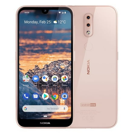 Nokia 4.2 TA-1133 32GB Unlocked GSM Phone w/ Dual 13MP & 2MP Camera - Pink Sand