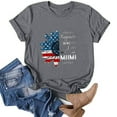thumbnail image 2 of OAVQHLG3B 4th of July Outfits for Women American Flag T Shirt O-Neck Print Tops T-shirt Short Sleeve Casual Blouse, 2 of 6