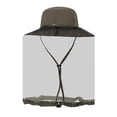 thumbnail image 4 of Milaget Head Net Hat Breathable Face Accessories with Chin Strap Beekeeping Cap Green, 4 of 9