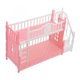 thumbnail image 5 of Muebles de dormitorio para casa de muñecas, litera en miniatura, modelo con escalera, accesorio de diseño de Mini casa, 5 of 7