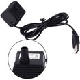 thumbnail image 2 of DC 5V brushless micro submersible water pump for aquarium with USB plug, 2 of 5