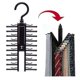 thumbnail image 1 of Creative 360 Degree Rotation 20 Tie Rack Wardrobe Organizer Tie Belt Scarf Non-slip Holder Hanger, 1 of 5