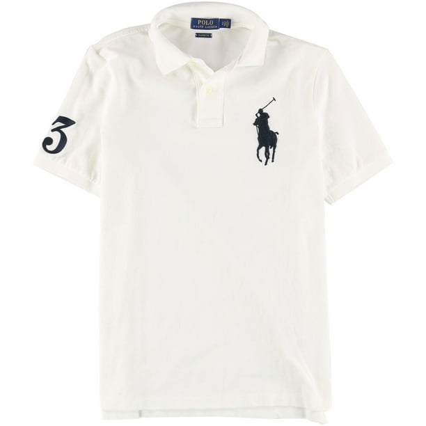 Ralph Lauren Big Pony Polo de rugby para hombre color blanco extragrande Ralph Lauren polo rugbi Walmart en linea