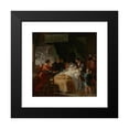 thumbnail image 2 of François-Guillaume Ménageot 20x20 Black Modern Framed Museum Art Print Titled - The Death of Leonardo Da Vinci in the Arms of Francois I (circa 1781), 2 of 5