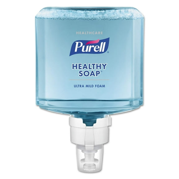 PURELL HEALTHY SOAP Ultra Mild Foam, Clean Fresh Fragrance, 1200 mL Refill for PURELL ES8 Automatic Soap Dispenser (Pack of 2) - 7775-02 - Manufactured by GOJO, Inc. CA2