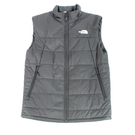 Mens Solid Puffer Full-Zip Vest Jacket 2XL