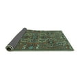 thumbnail image 2 of Ahgly Company Indoor Square Persian Turquoise Blue Traditional Area Rugs, 8' Square, 2 of 4