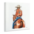 thumbnail image 4 of Stupell Industries Fashionable Chic Cowgirl People Painting Unframed Art Print Wall Art, 12 x 12, 4 of 8