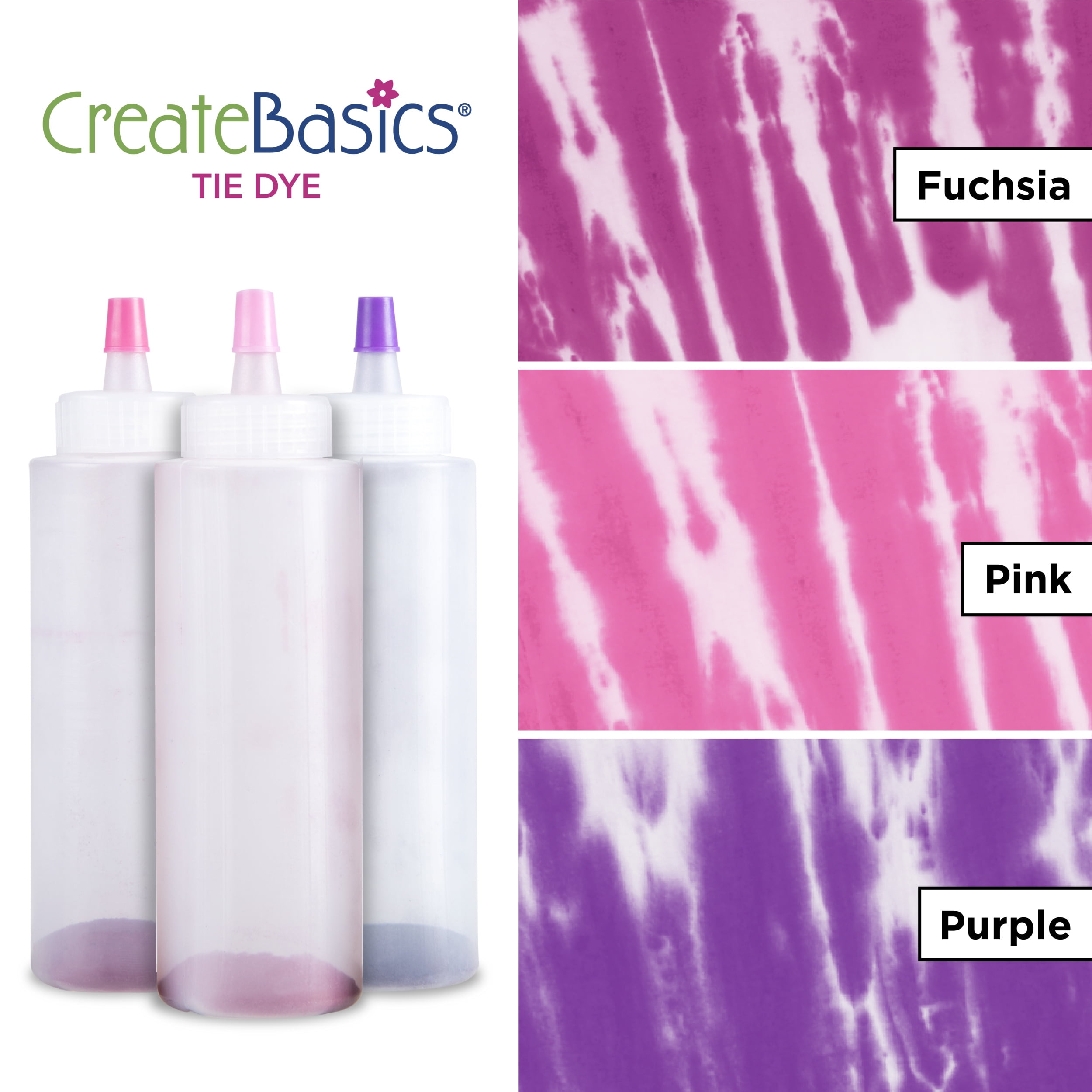 Create Basics 3 Color Tie Dye Kit Princess, Trial Size Pack