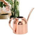 thumbnail image 1 of Garden Watering Can, Large Capacity Rose Gold Scratch Proof Stainless Steel Watering Can Anti Rust  For House Bonsai, 1 of 8