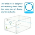thumbnail image 3 of Sumdeal Stackable Clear Plastic Shoe Storage Box Set of 4, 3 of 10