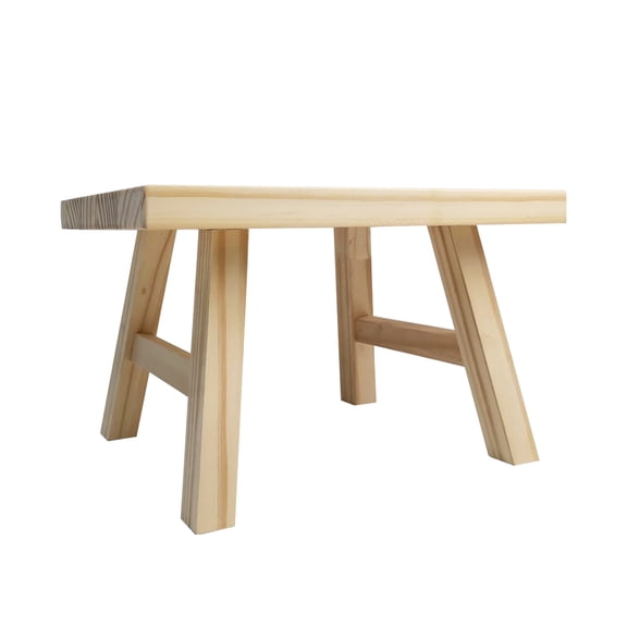 Make Market Step Stool - Unfinished Wood for DIY Decorating - Natural - 12.9" x 8.9" x 7.8" - 1-Pack