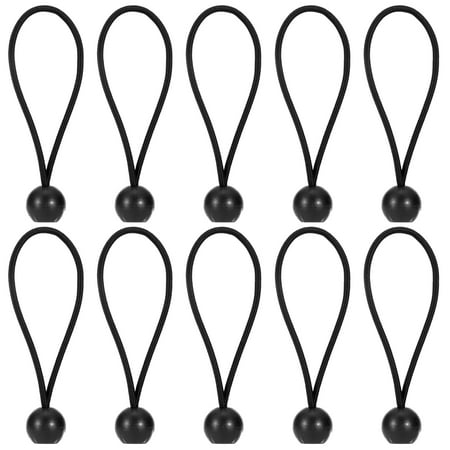 

Eccomum 10pcs Bungee Cord Tarp Tarpaulin Ties Cord Elastic Rope Canopy Tie Down Cord Camping Tent Accessories