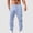 H-Light Blue, variant on 2025 Men's Hip Hop Pants Fr Pants for Men Casual Solid Color Track Band 1 Cuff Lace Up Workout Star Apparel Pants with Pocket 2 Jean Cut Pcs