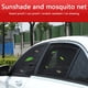 thumbnail image 3 of 2/4 Uds. Cortinas parasol con pantalla antimosquitos para ventana lateral de coche de malla Universal, 3 of 8