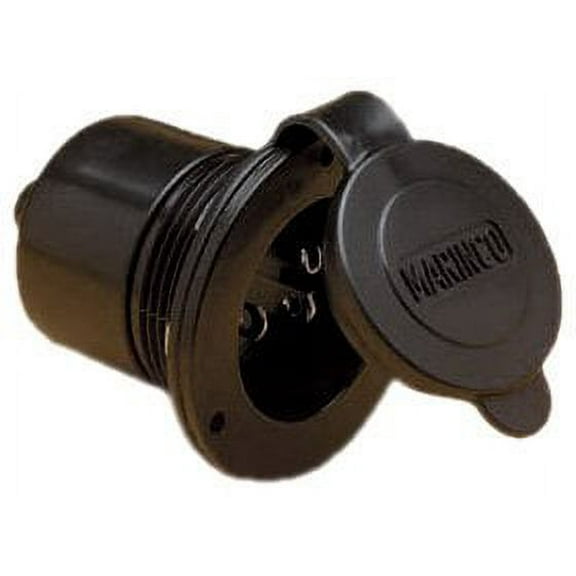 Marinco 200BBI.RV 20A 125V STRAIGHT BLADE POWER INLET BLACK / EA