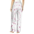 thumbnail image 3 of Balery Breast Cancer Awareness (4) print Women's Pajama Pants,Ultra Lightweight Pjs,Lounge Pant-X-Large, 3 of 9