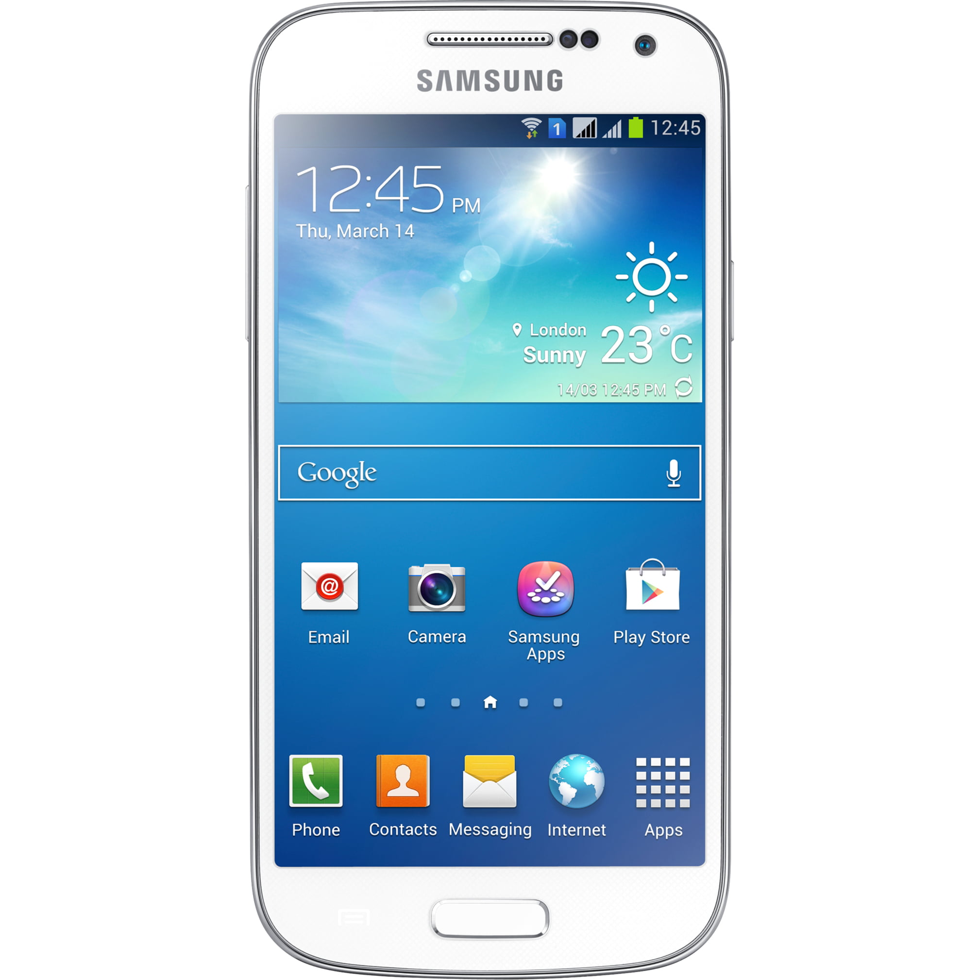 rester Metal linje implicitte Samsung Galaxy S4 Mini Duos GT-I9192 8 GB Smartphone, 4.3" LCD 540 x 960,  1.50 GB RAM, Android 4.2.2 Jelly Bean, 3.9G, White - Walmart.com