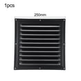 thumbnail image 1 of LEFU for Stainless Steel Louver Vent Grille Cover with Insect Screen for Ceiling and Side Wall, Square HVAC Ventilation Outlet, Easy Installation, 25 x 25 cm, Black, 1 of 10