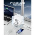 thumbnail image 4 of Protector contra sobretensiones, regleta de alimentación Olcorife, 8 salidas y 4 puertos USB, 4 of 6