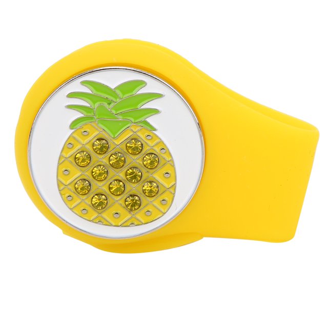 Golf Accessory Supplies 1PCS 22g Golf Ha T Clip, Fruit Pattern Golf Cap Clamp, For Golfers Lovers Golf Clubs Beginners Indoor/Outdoor
